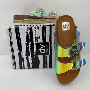 DV Dolce Vita Curry double strap comfort Iridescent lug new 9